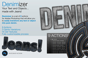 Denimizer - Text And Object In Jeans