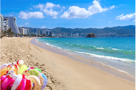 Mexico, Acapulco resort beaches and, a Nature Photo by Web Engine Design