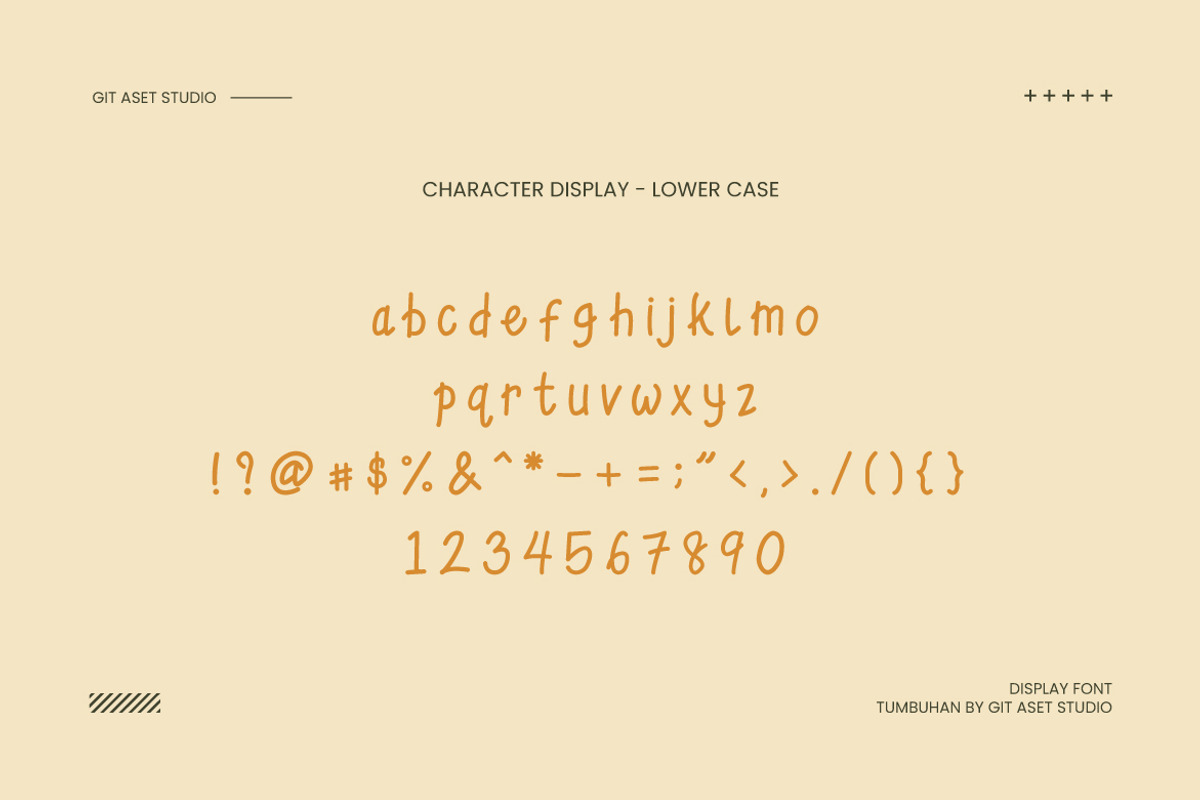 Tumbuhan - Cute Handwritten Font, a Handwritten Font by gitasetstudio (Photo 2 of 6)