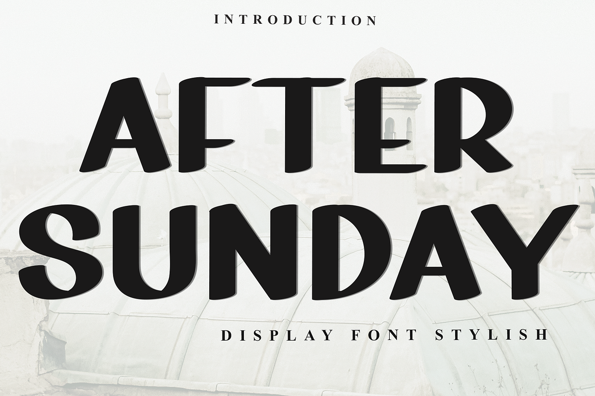 After Sunday, a Script Font by InermediaSTUDIO (Photo 1 of 8)