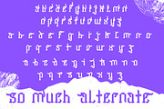 Huffles - Display Blackletter Font, a Blackletter Font by Dhabee (Thumbnail 7 of 16)