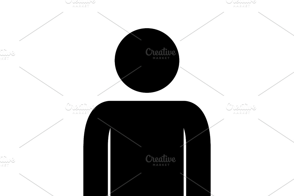 Simple male figure standing, an Object Illustration by Things for designers (Photo 3 of 3)
