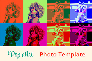 Pop Art PSD Template