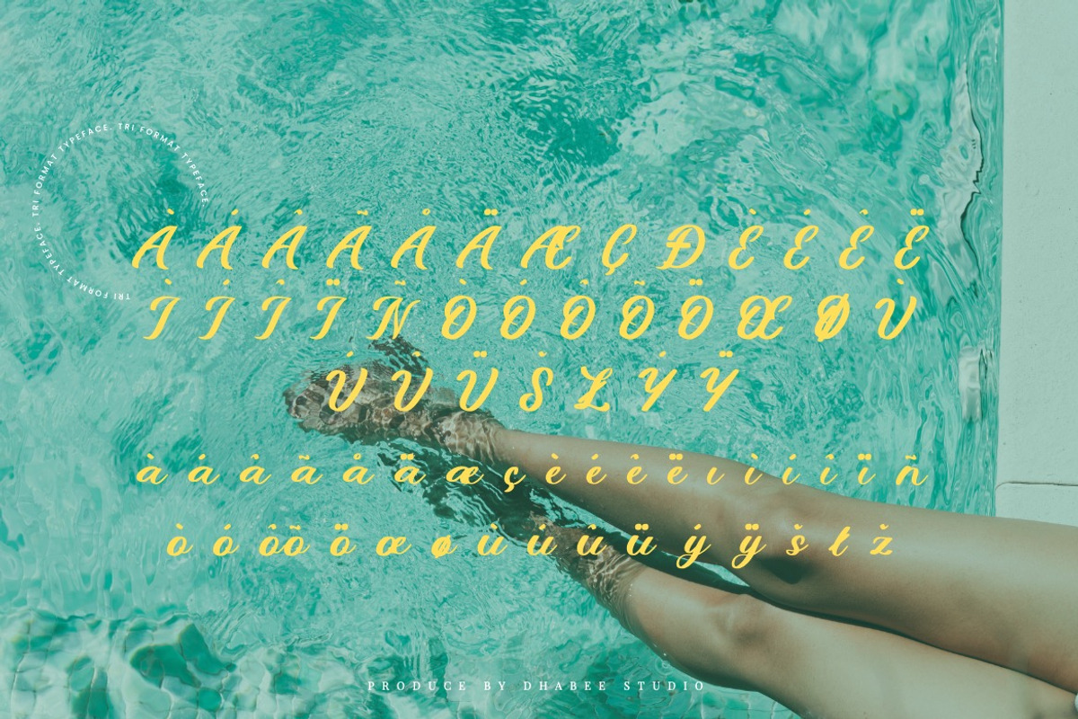 Thalline - Classic Script Font, a Script Font by Dhabee (Photo 2 of 15)