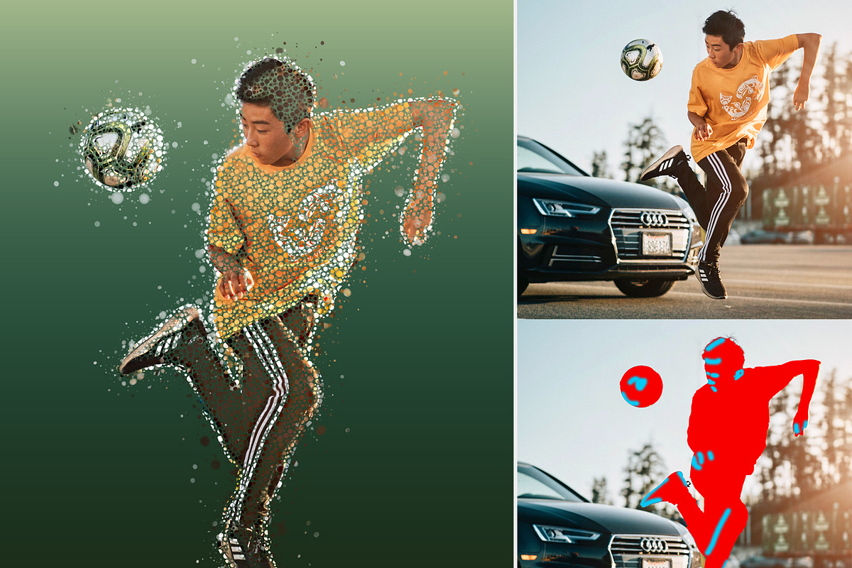 Circles 3D Photoshop Action, an Action Add-On by MRI STUDIO (Photo 15 of 19)