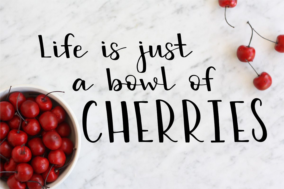 Slightly Sweet Hand Lettered Font preview 7