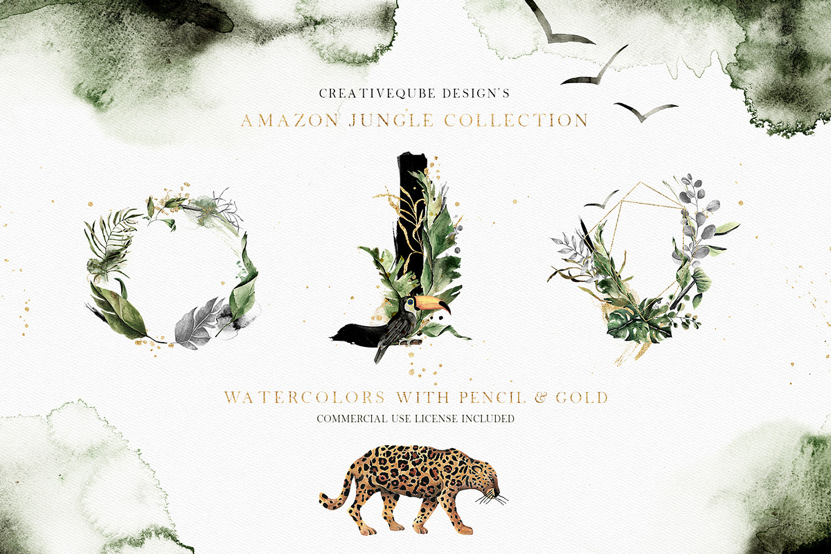 The Amazing Watercolor Bundle, an Object Illustration by Creativeqube Design (Photo 10 of 75)