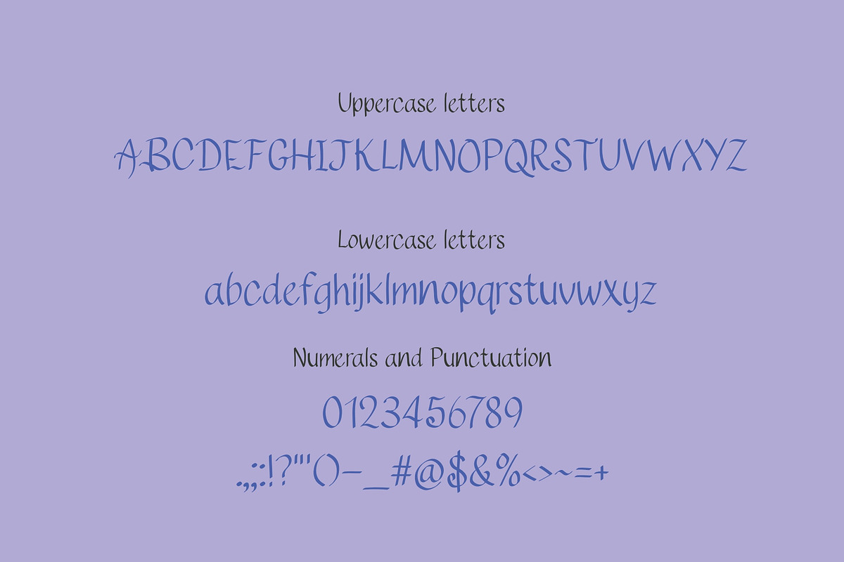 Enchanted - a hand drawn font, a Font by Deb M Illustrates (Photo 3 of 4)