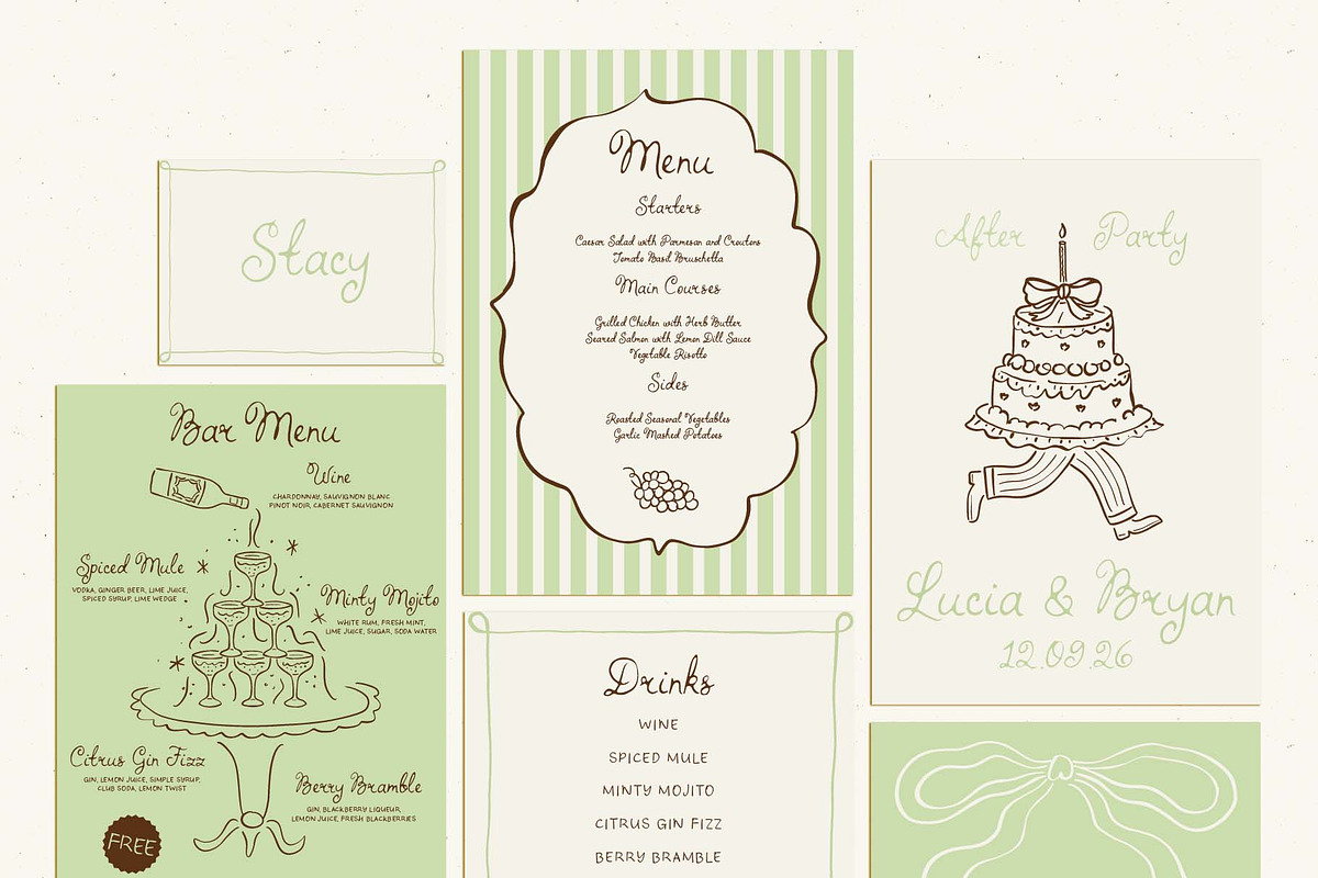 Quirky Wedding SVG Illustrations, an Object Illustration by Ayya Studio (Photo 4 of 15)