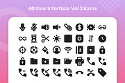 40 Interface Vol 3 - Glyph, a Solid Icon by Kmg Design (Thumbnail 2 of 2)