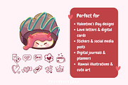 250 Procreate Valentines Stamps, a Brush Add-On by ProcreateiBox (Thumbnail 4 of 9)