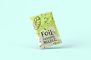 Foil Packaging Mockup - 8 Views