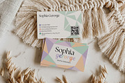 Colorful Business Card Canva, a Business Card Template by Arslan (Thumbnail 2 of 6)