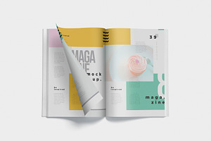 Realistic Magazine Mockups