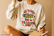 Christmas Teacher Funny Quote SVG PN, a Graphic by mh_arif (Thumbnail 2 of 4)
