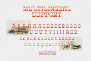 Monfem, a Sans Serif Font by Damelev (Thumbnail 9 of 10)