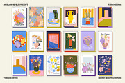 300+ Flora Moderna Vector Clipart, a Decorative Illustration by angelainthefields (Thumbnail 13 of 23)