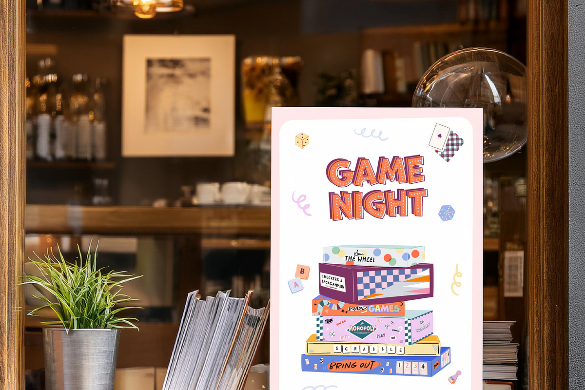 Cozy Game Night Party Clipart Bundle, an Object Graphic by Ruslana Lubenets (Photo 10 of 17)