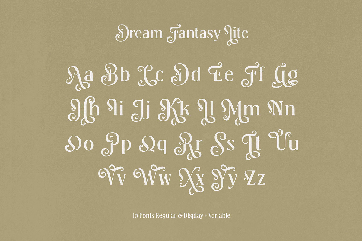 Dream Fantasy - Decorative Font, a Serif Font by creativemedialab (Photo 12 of 16)