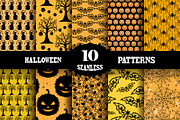 Halloween Patterns, a Pattern Graphic by Sunset&Sea Design (Thumbnail 1 of 5)