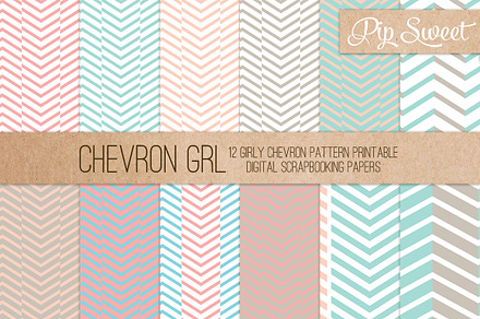 Chevron GRL 12 Pattern Set