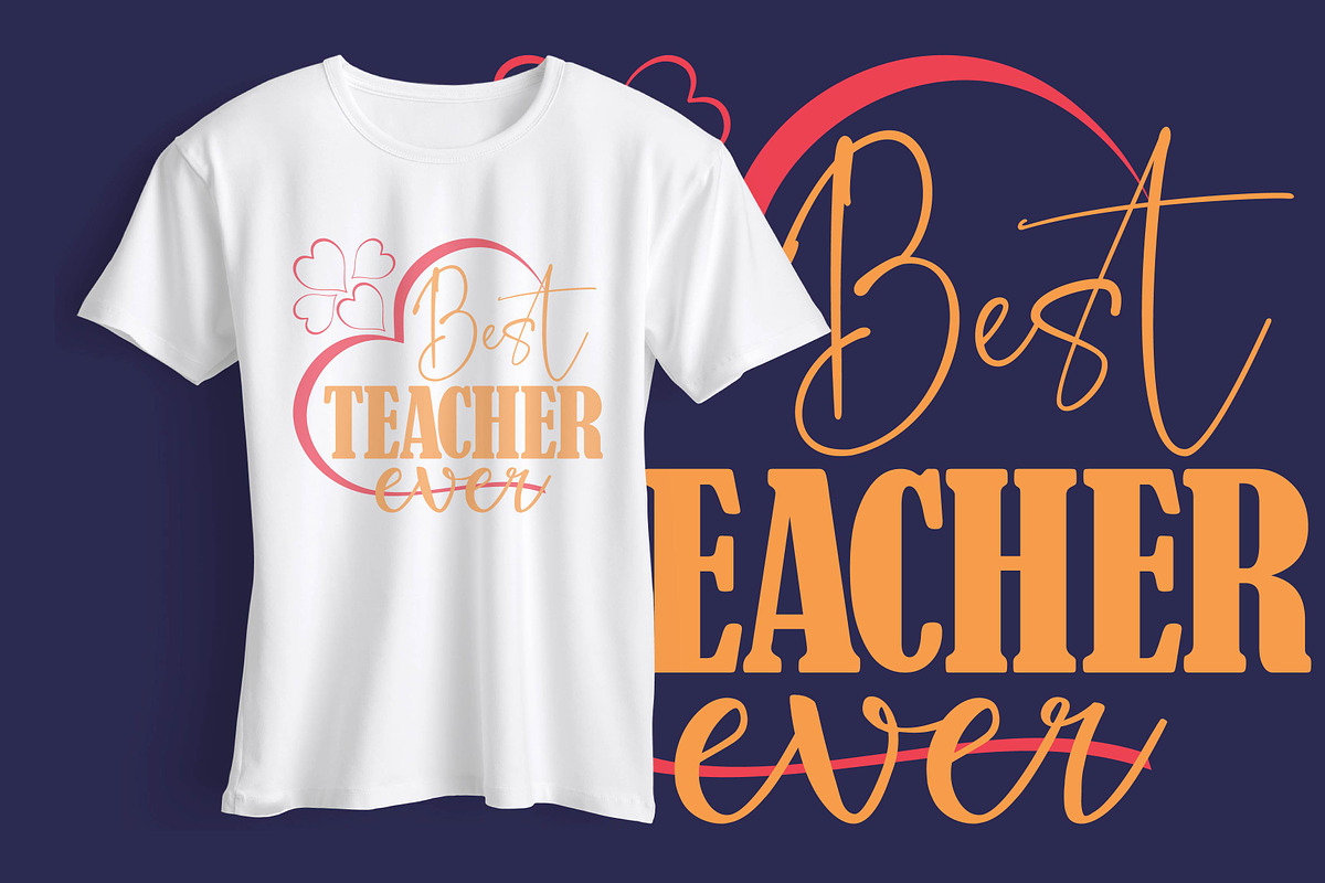 Teacher Vector Design Bundle, a Print Template by Active Designers (Photo 2 of 6)