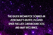 Space Fox, a Sans Serif Font by Bird Brain Factory (Thumbnail 3 of 3)