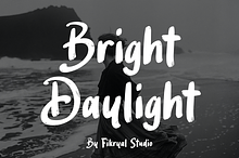 Bright Daylight – Brush Handwritten