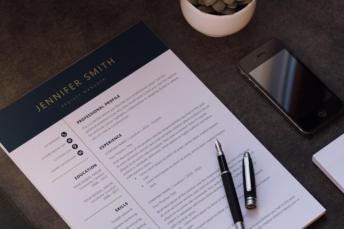 CV | Resume Template, a Resume Template by Comely Design Studio (Photo 5 of 5)