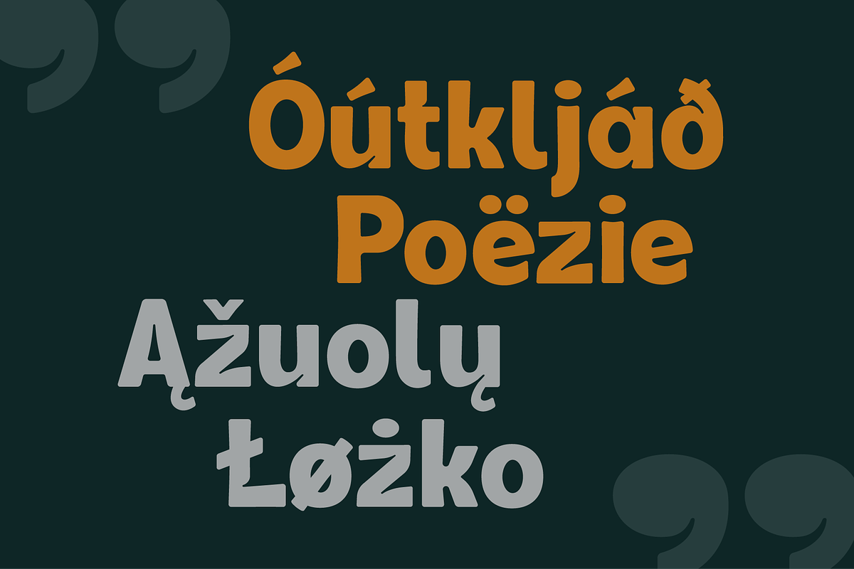 Comfort Soft, a Sans Serif Font by Ideabuk (Photo 3 of 8)