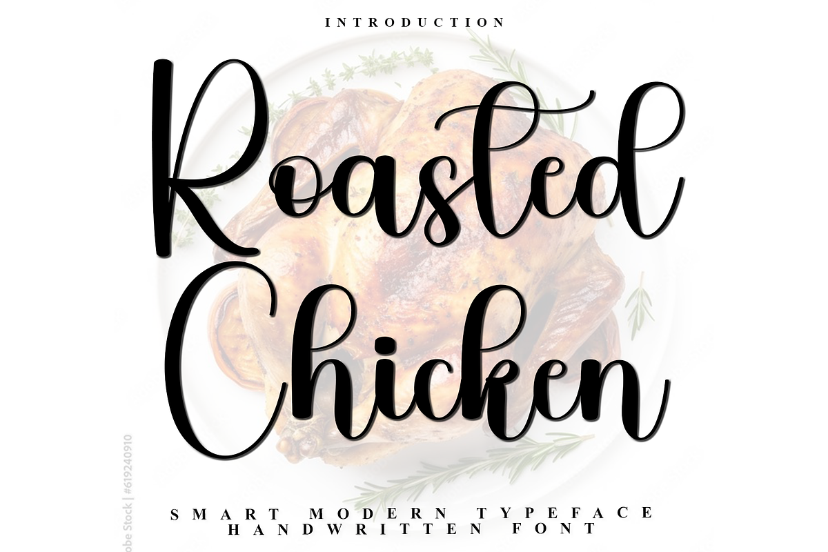 Roasted Chicken, a Handwritten Font by FreshTypeINK (Photo 1 of 8)