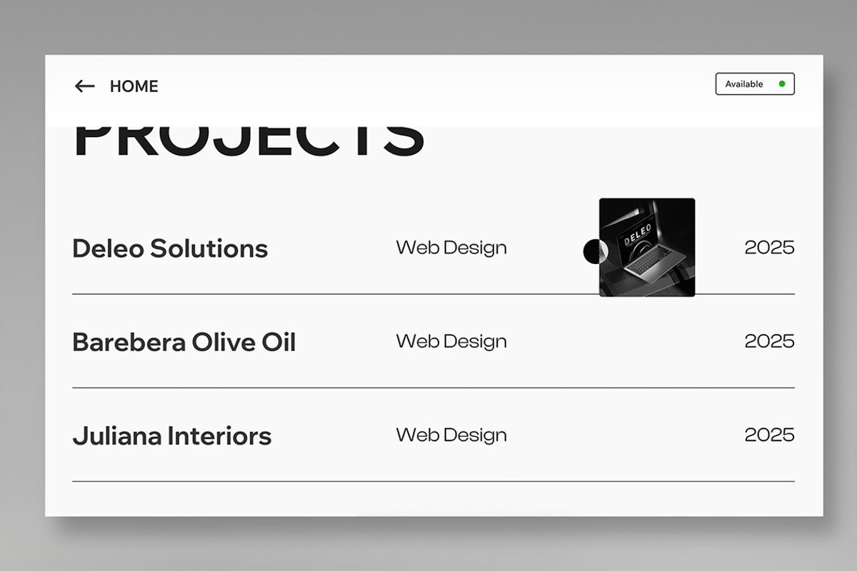 Minimal Portfolio Template preview 8