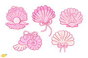 Pearl Bow Seashell PNG Clipart, an Animal Illustration by LemonDesign (Thumbnail 3 of 3)
