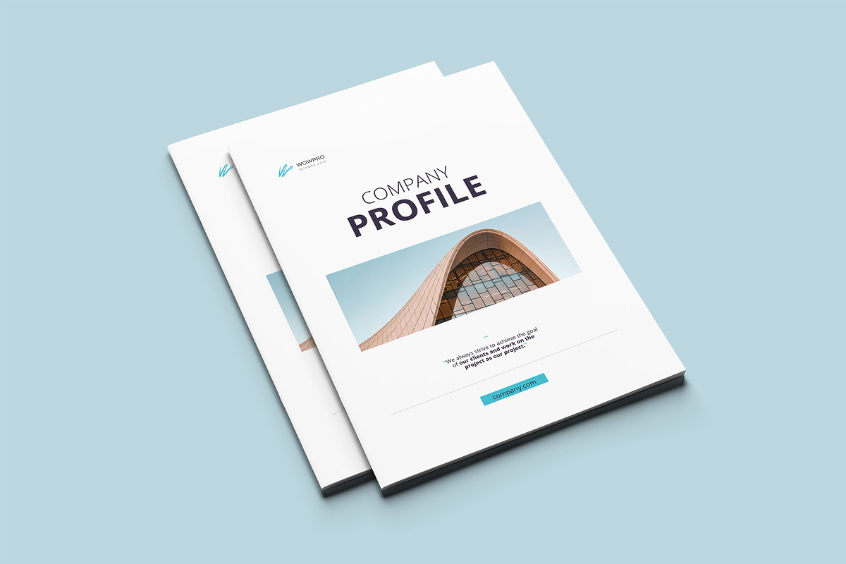 Company Profile Template, a Brochure Template by WOWPro (Photo 2 of 10)