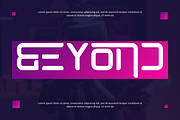 Comfort Expanse - Futuristic Font, a Sans Serif Font by 177Studio (Thumbnail 3 of 9)