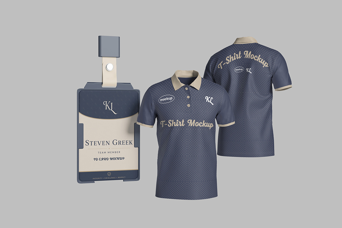 ID Card and Uniform Mockup, a Shirt Mockup by My Code Std (Photo 5 of 5)