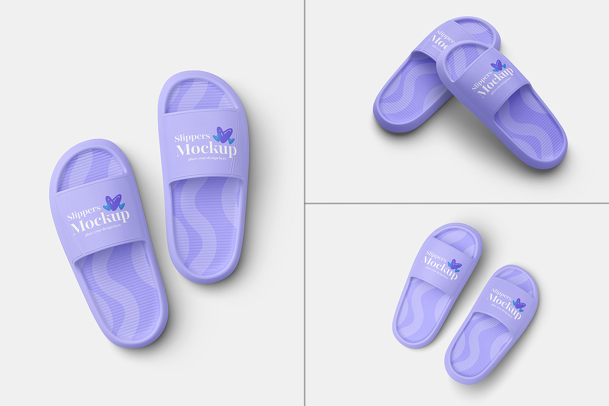 Slippers Mockup Set, an Apparel Mockup by ForgeDesign (Photo 5 of 6)
