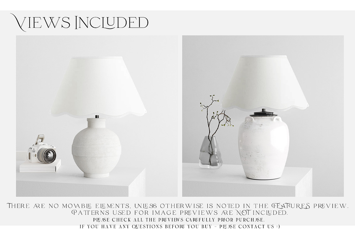 Scalloped Lampshade Mockups, a Mockup by mock-ups (Photo 2 of 22)