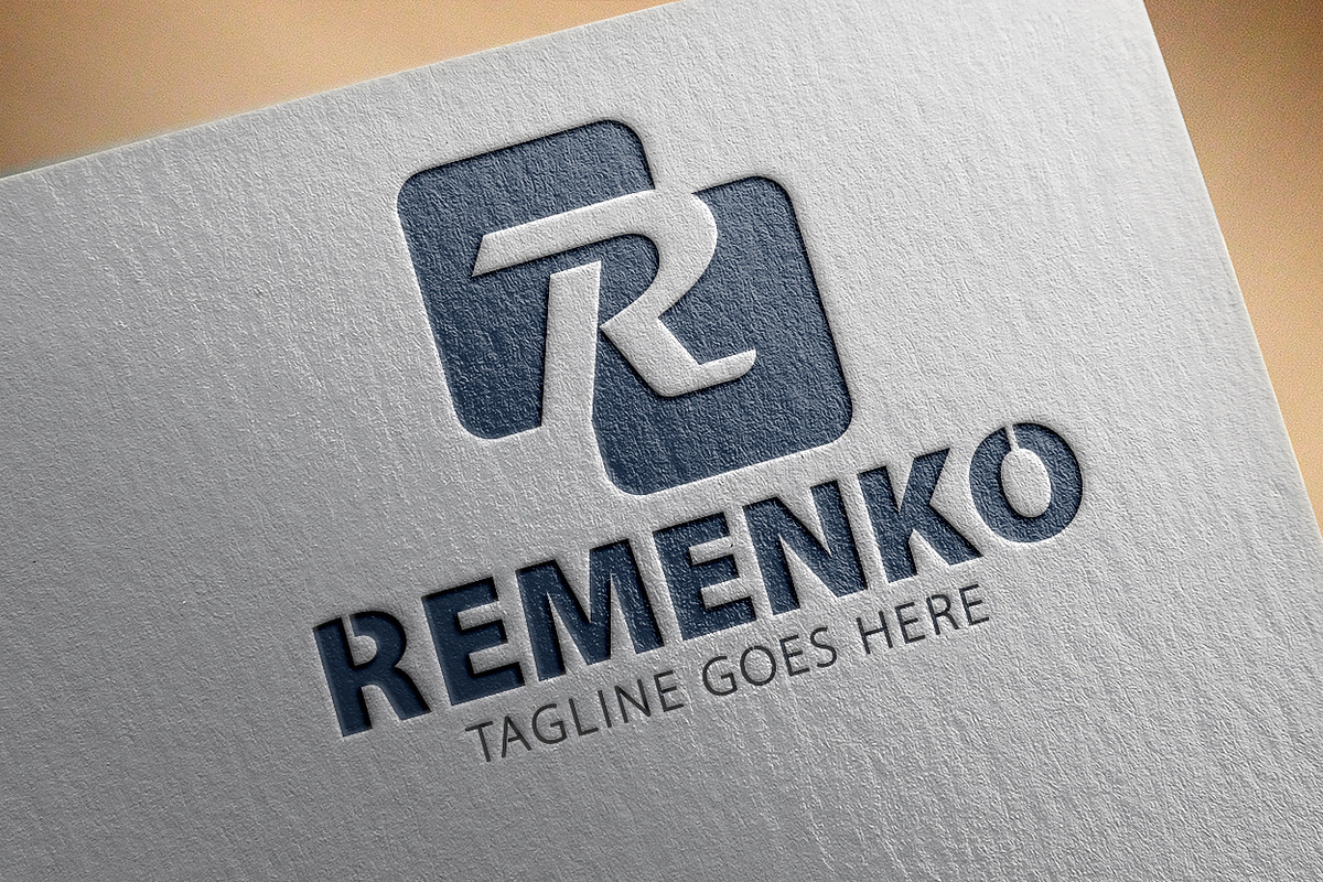 Remenko R Letter Logo, a Branding & Logo Template by Creative Dezing (Photo 3 of 4)
