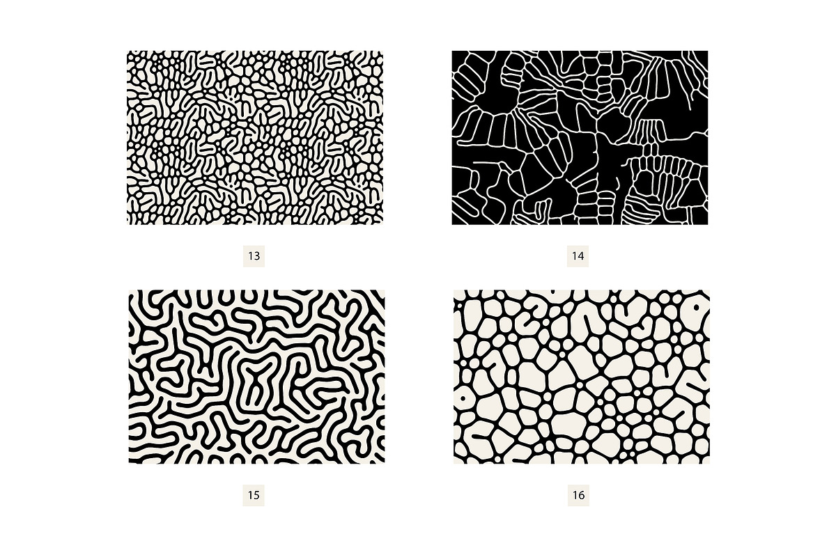 Natural Shapes | Seamless Patterns, a Pattern Graphic by Curly_Pat