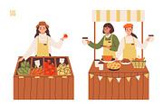 Women shopping | Local farm, a Person Illustration by vik.stock (Thumbnail 2 of 5)