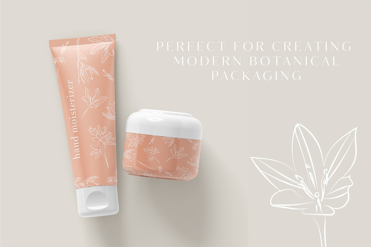 Line Art Floral Graphic Elements, a Decorative Illustration by CL Creative Studio (Photo 9 of 11)