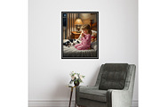 Girls praying at bedtime, a Person Illustration by Kat's Artful Creations (Thumbnail 7 of 11)