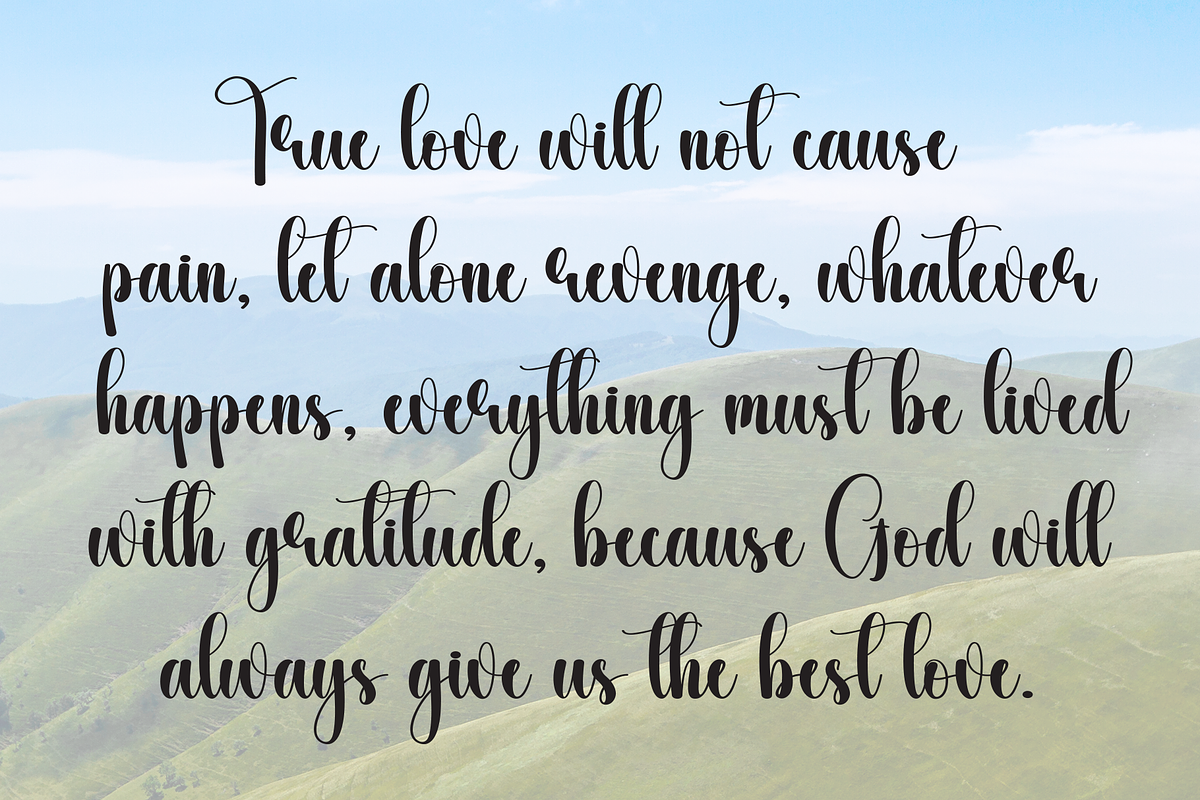 Miracle | Script Font, a Handwritten Font by Scratchones (Photo 6 of 9)