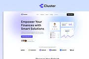 Cluster - Startup Framer Template, a Landing Page Template by Flow Samurai Templates (Thumbnail 2 of 4)