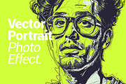 Vector Portrait Photo Effect, an Action Add-On by Amorjesu.com (Thumbnail 7 of 28)