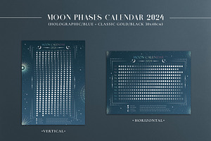 Moon Phases Calendar 2024