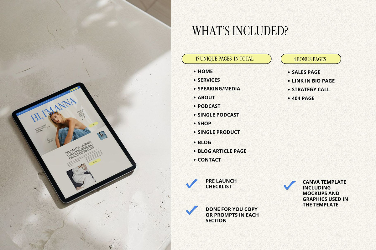 Squarespace 7.1 Template for coaches preview 4