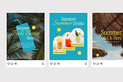 Summer Juice Sale - Instagram Post, a Social Media Template by Izdihaar_Studio (Thumbnail 3 of 4)
