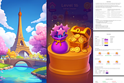 Soft charm Match 3 game assets, a Graphic by illusign (Thumbnail 3 of 3)